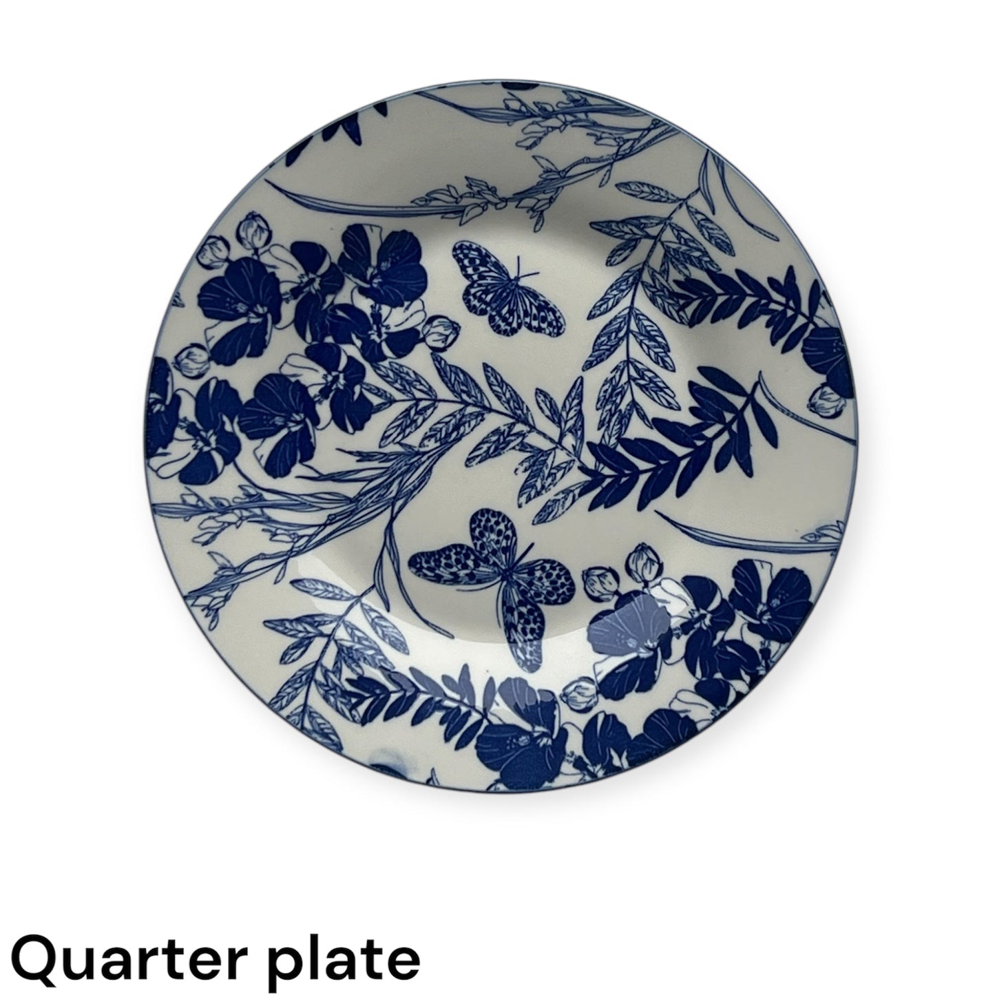 Ocean leaf 24 piece plate set