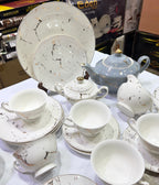 Marble Majesty Tea Set