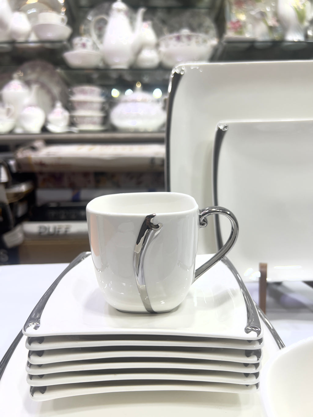 Sterling Edge Tea Set