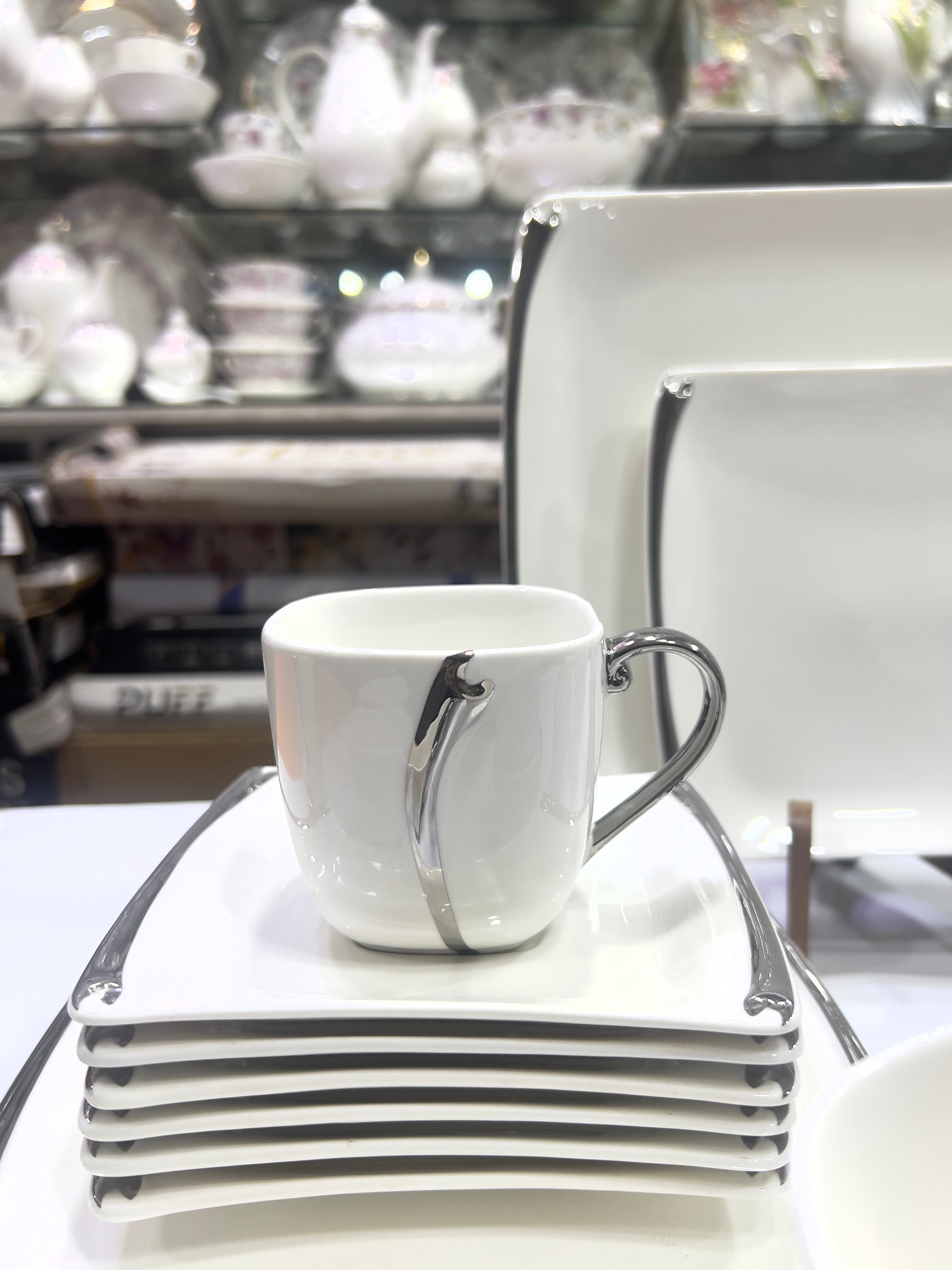 Sterling Edge Tea Set