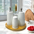 Wooden Charm Condiment Set