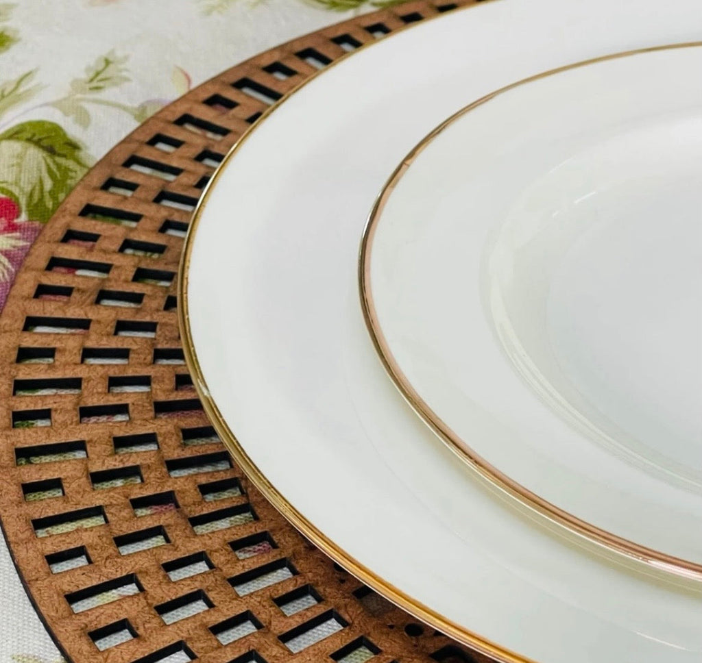 Golden Elegance Plate Set