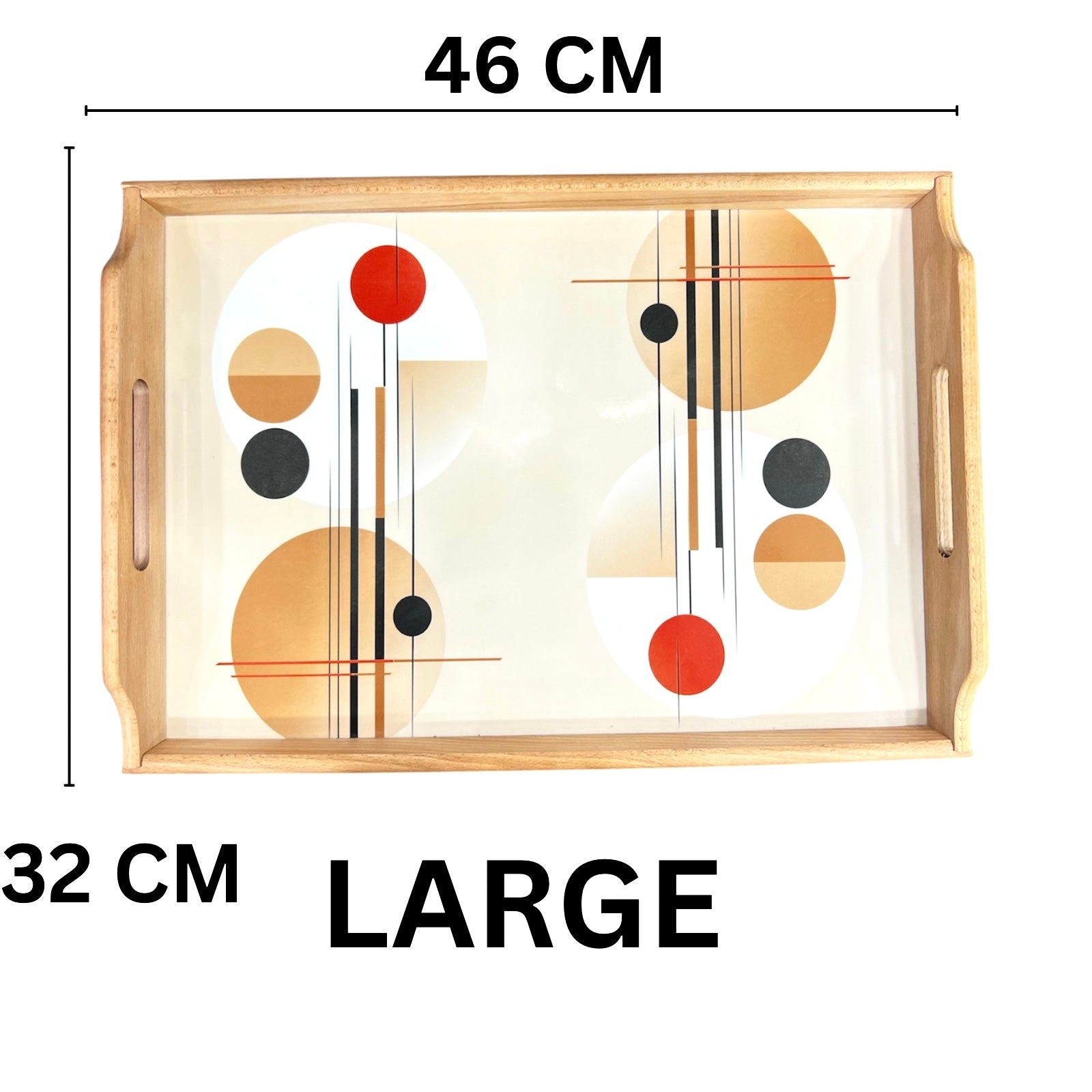 Desert Stripe Tray Set