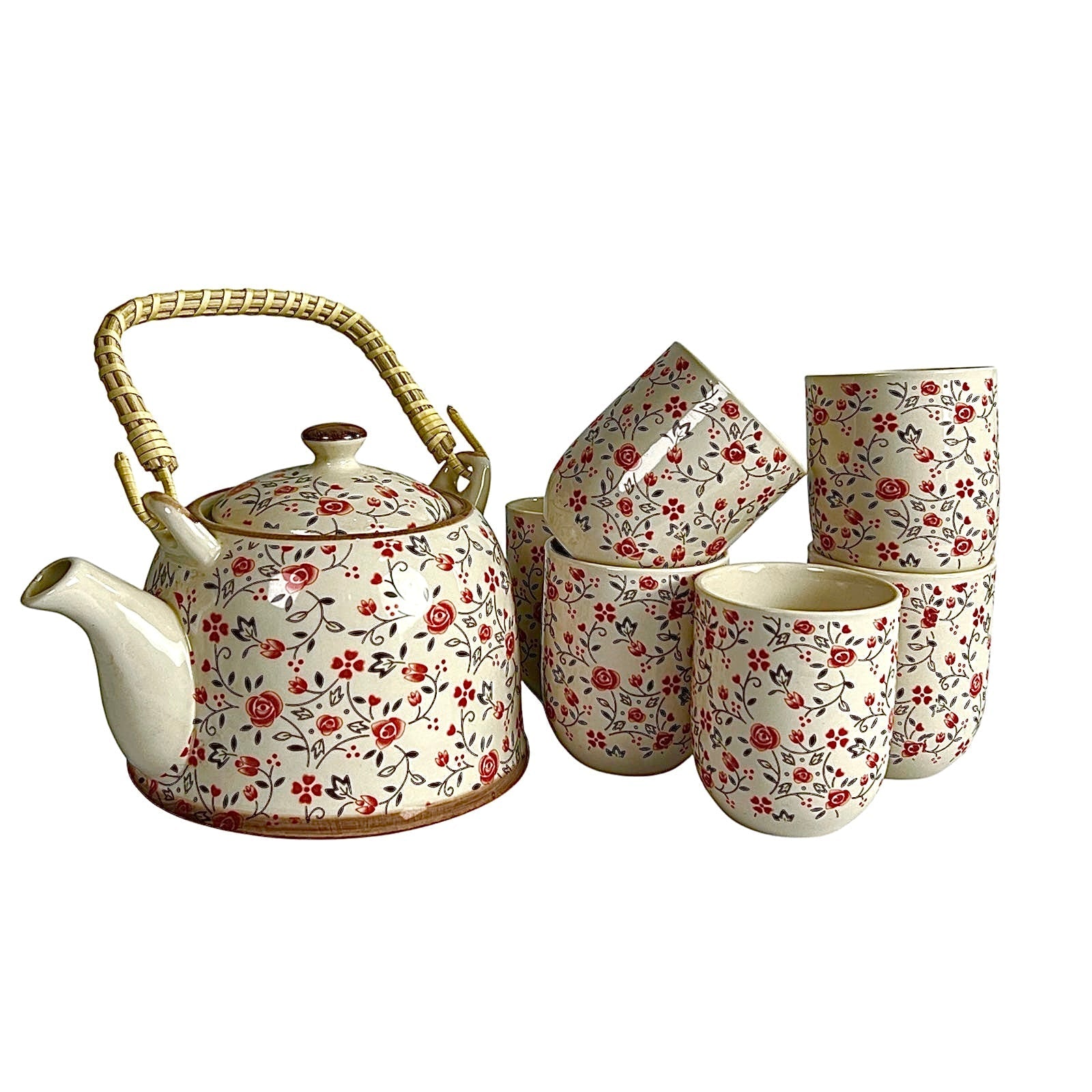 Floral Flame Kahwa Set