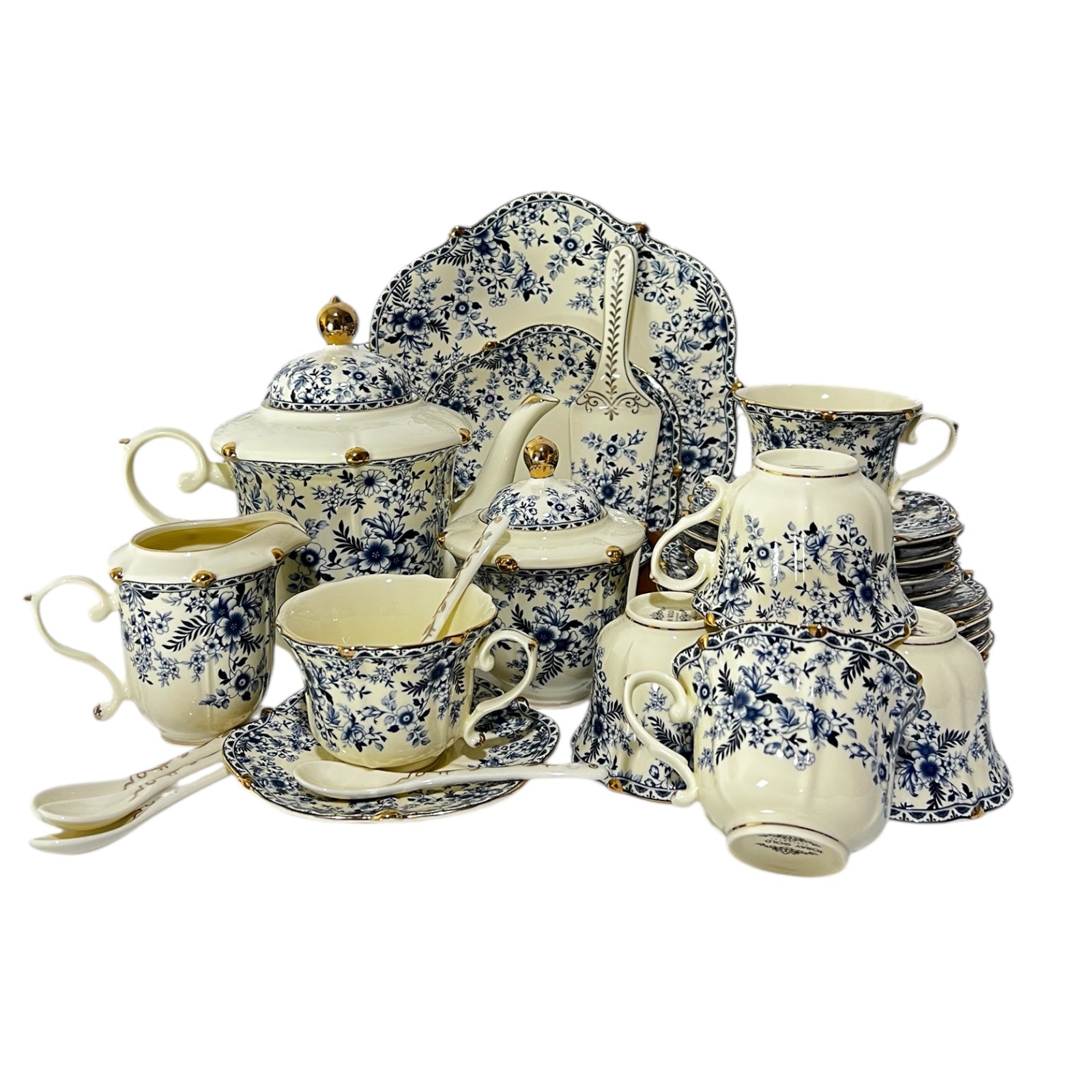 Imperial Blue Tea Set