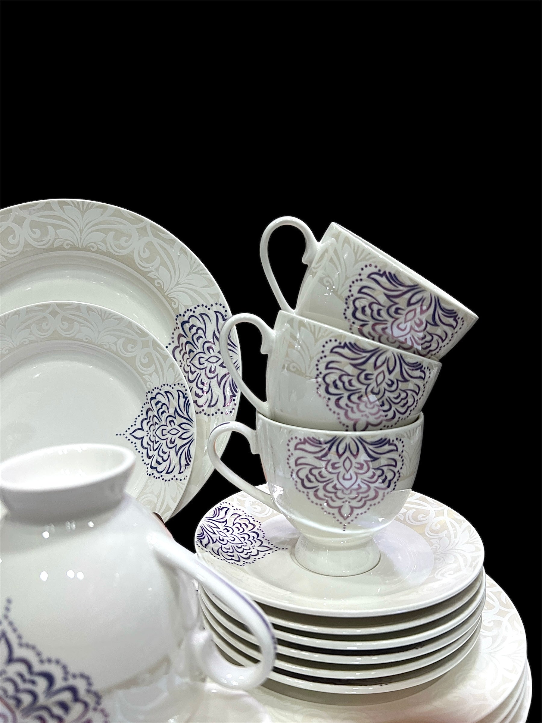 Violet Whisper Tea Set