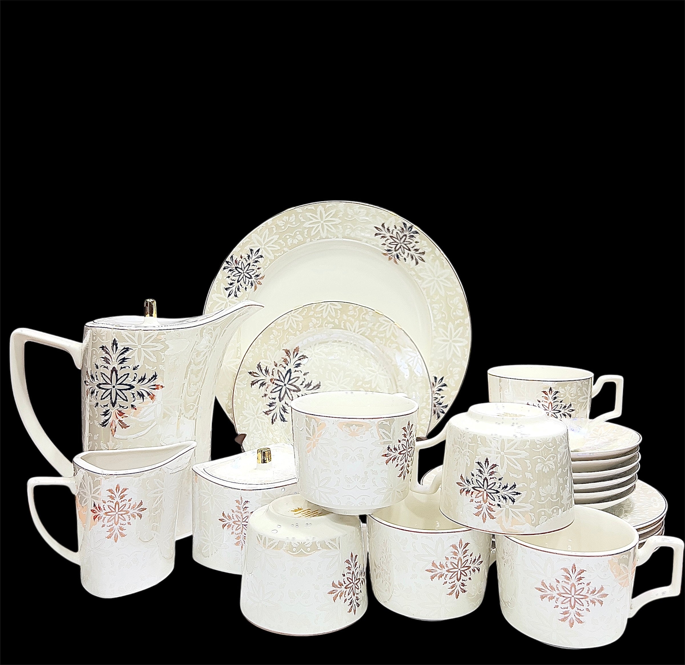 Ivory Elegance Tea Set