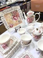 Floral Majesty Tea Set