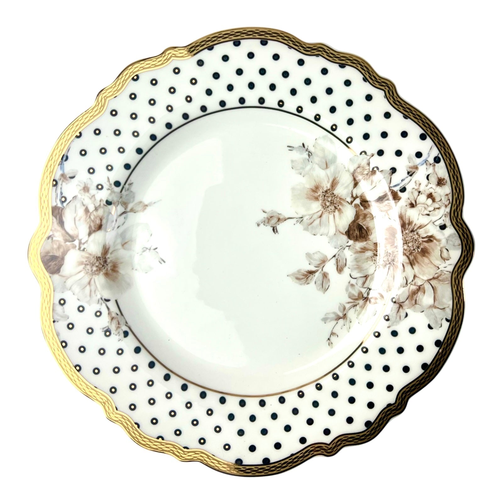 Navy Rose Luxe Tea Set