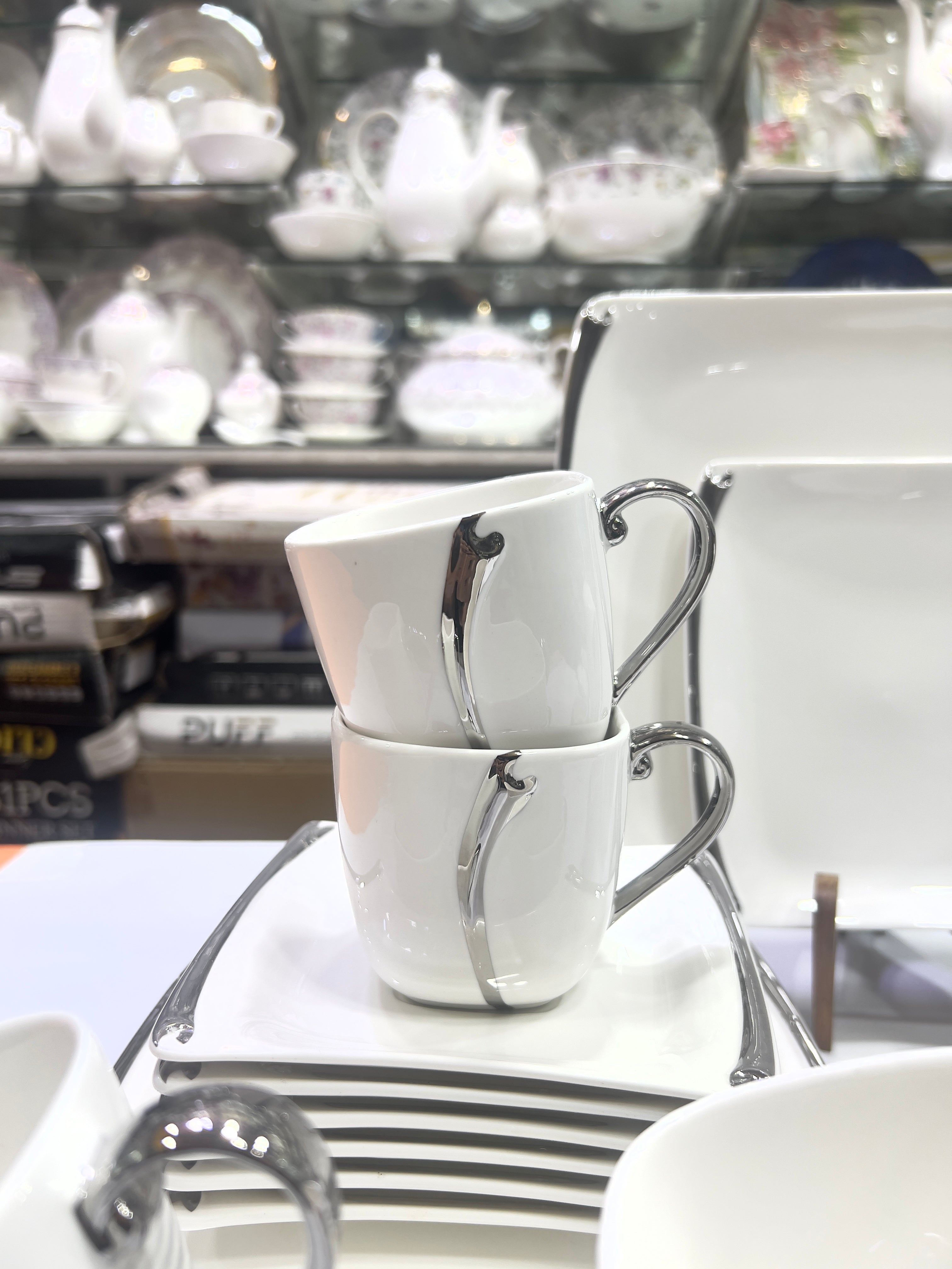 Sterling Edge Tea Set