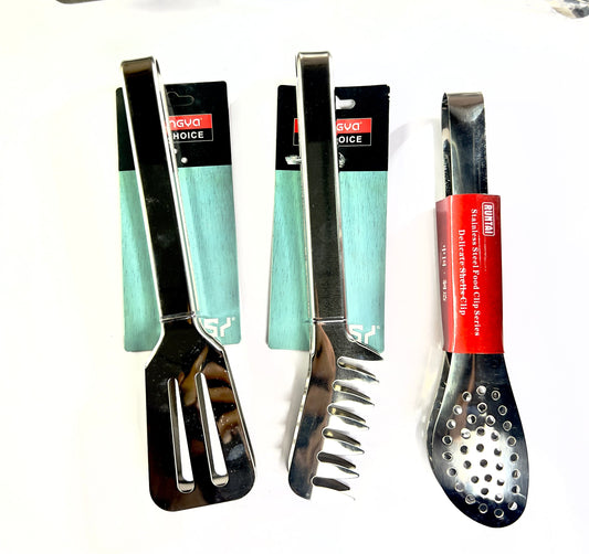 Set Of 3 Tongs