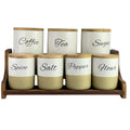 Beige And White Spice Set