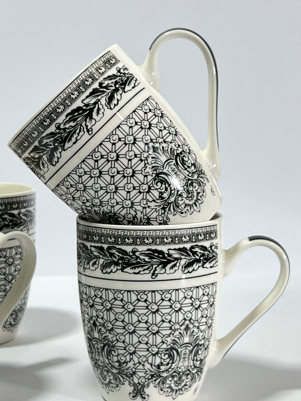 Midnight black mug set