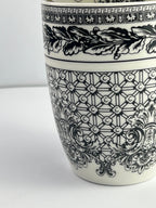 Midnight black mug set