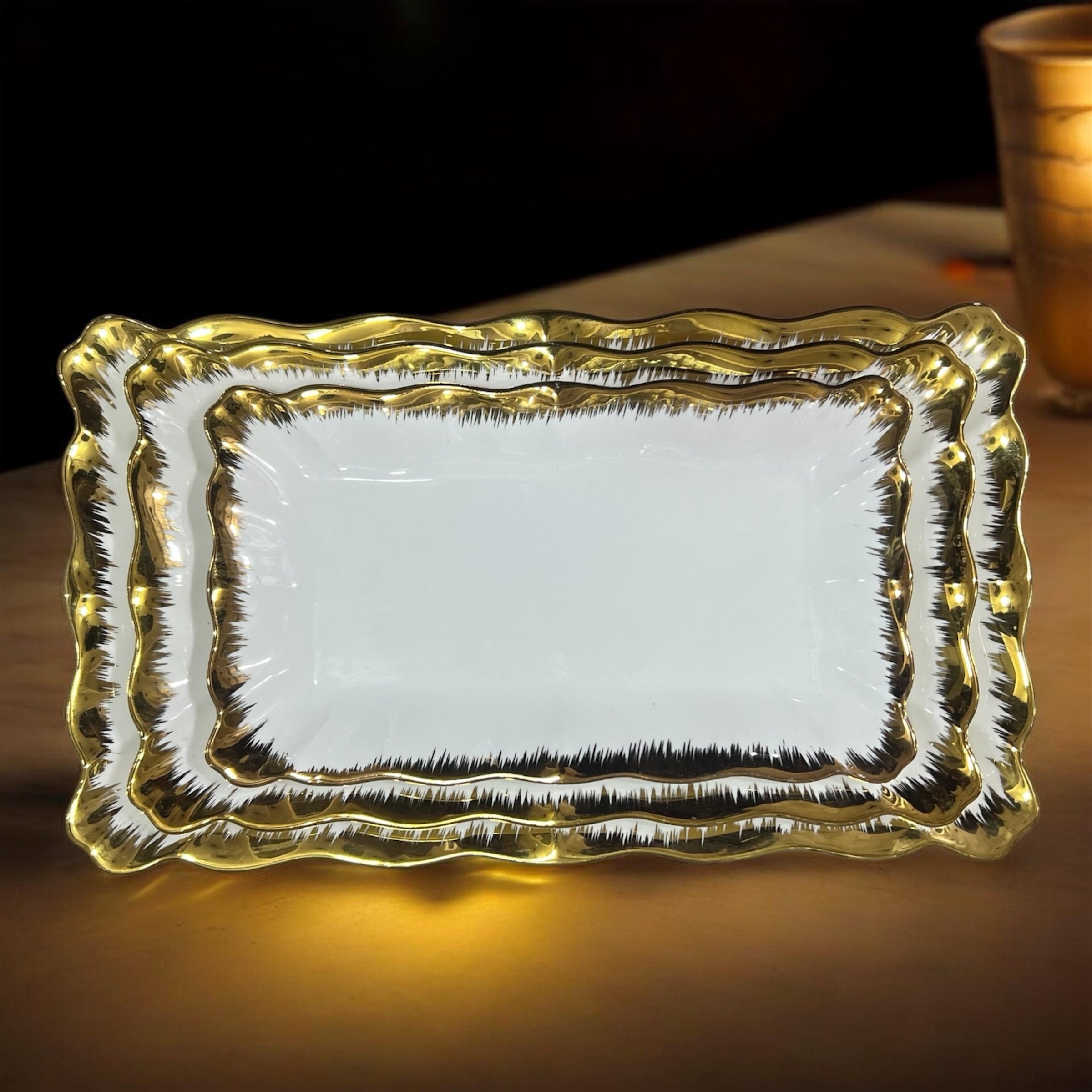 Golden Elegance Dish Set