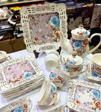 Ornate Bloom Tea Set