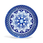 18 Pieces Royal Indigo Plate Set