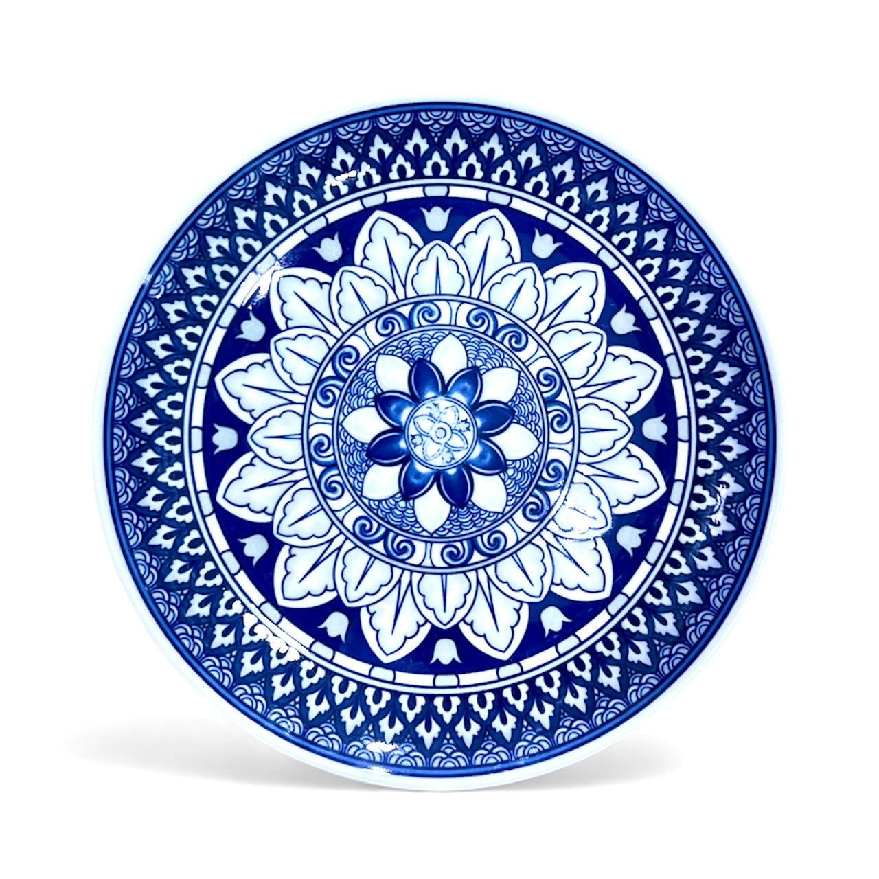 18 Pieces Royal Indigo Plate Set
