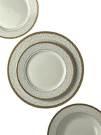 Golden Lace Plate Set
