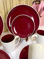 Cranberry Classic Plates