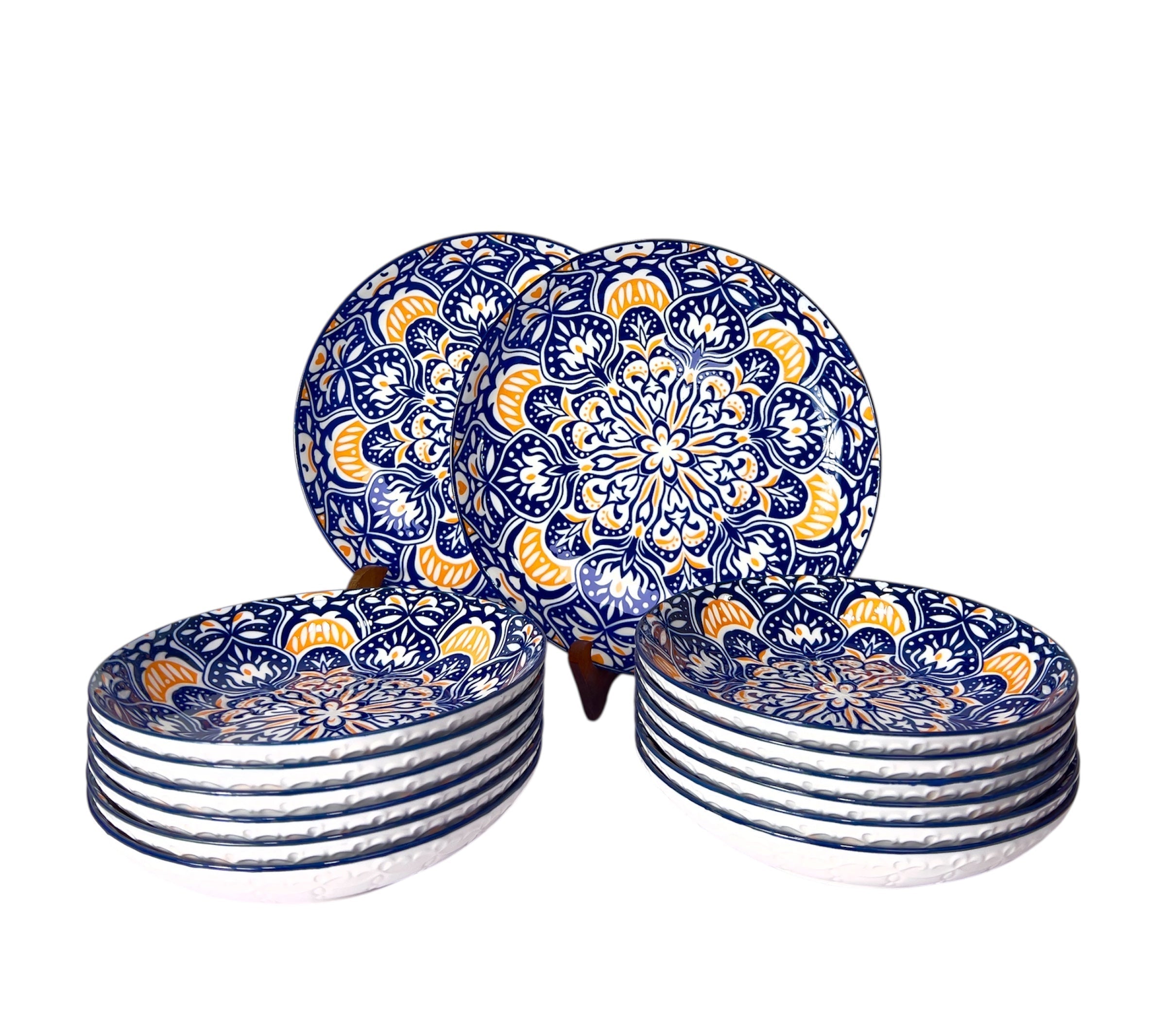 Indigo Royale Plates