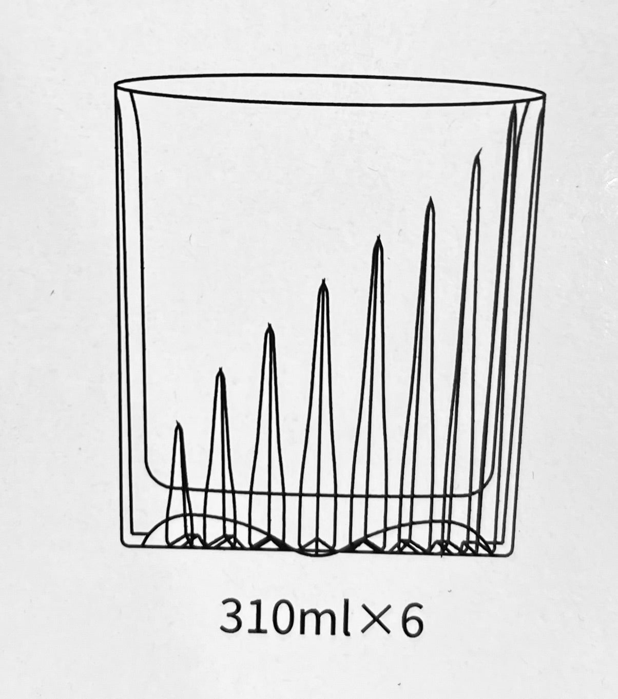 Golden Amber Glass Set