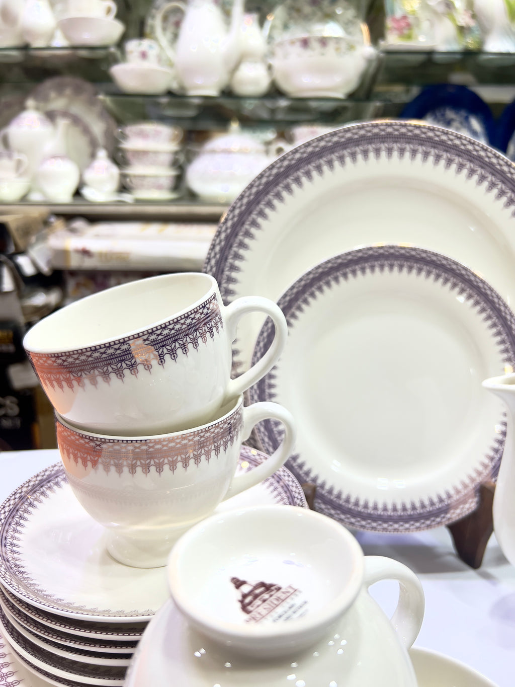 Crown Lace Tea Set