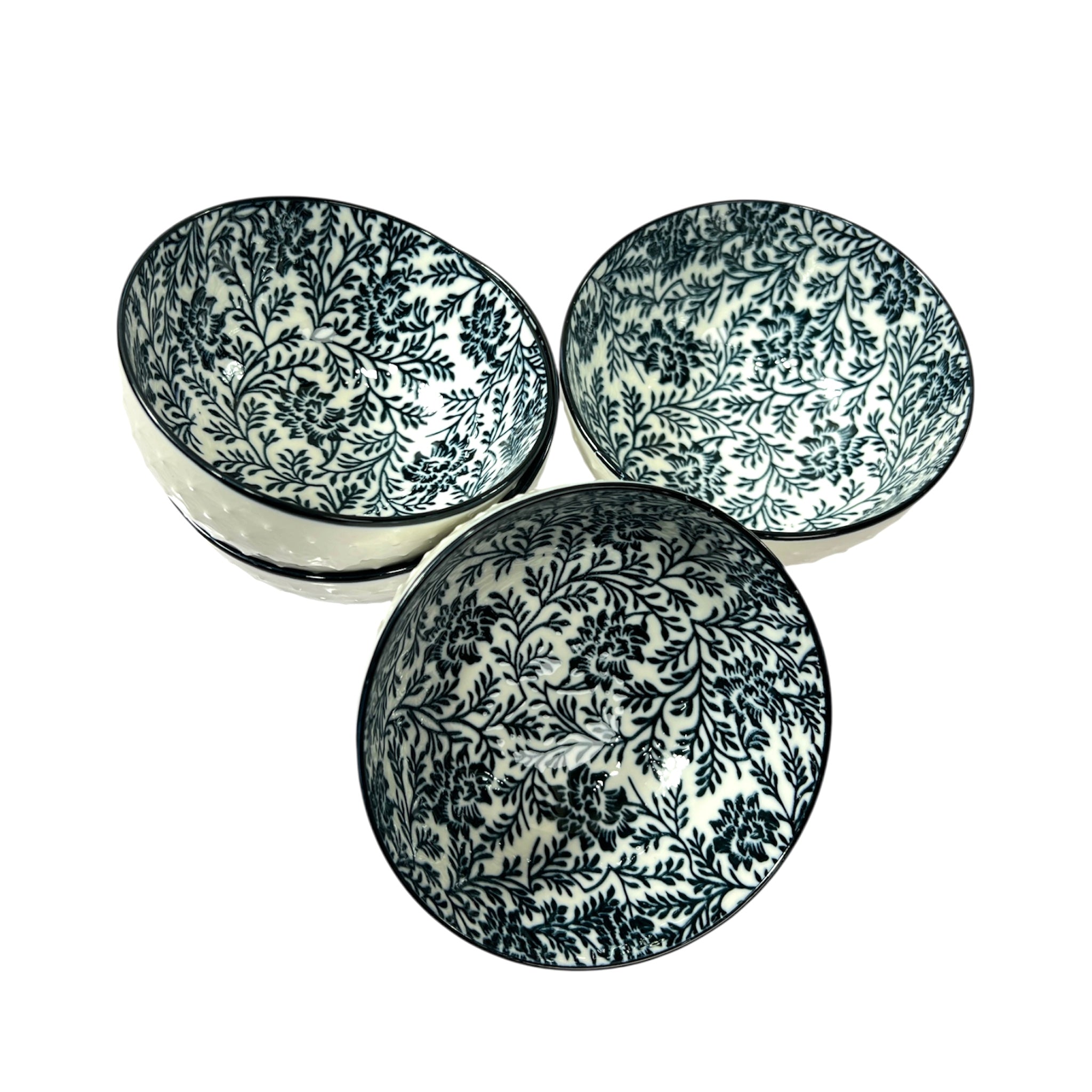 Navy Garden Rice Plate