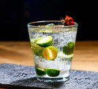 Elegant Ribbed Glass Set