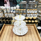 Marble Elegance Pastry Stand