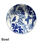 Ocean leaf 24 piece plate set