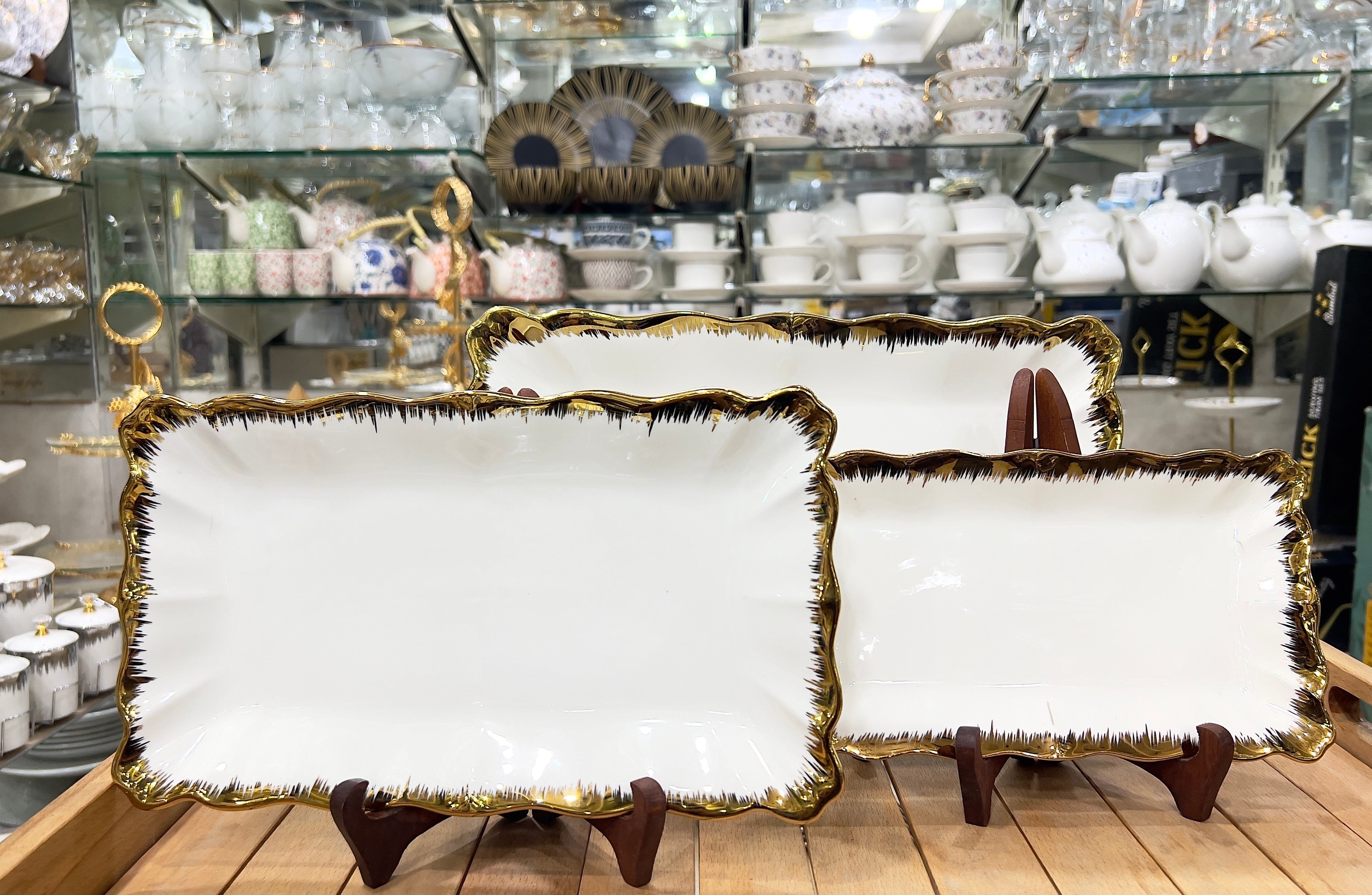 Imperial Gold Tray Set