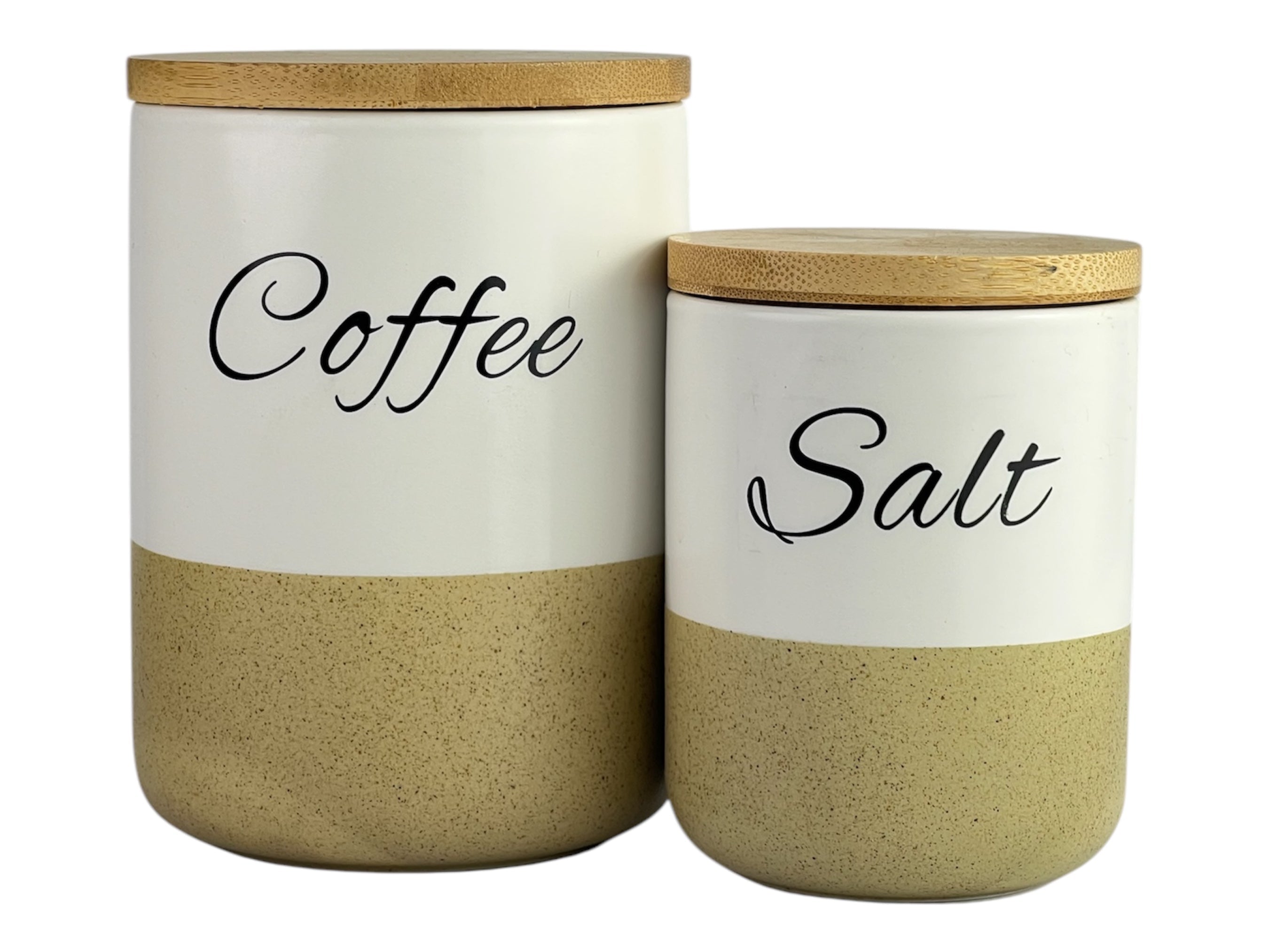 Beige And White Spice Set