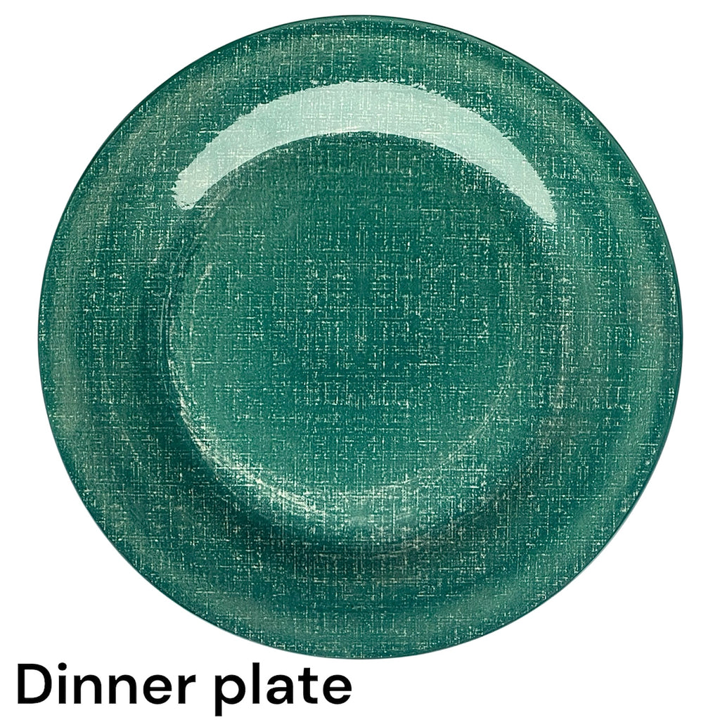 Forest mist 24 piece plate set