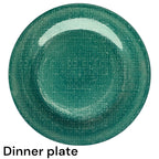 Forest mist 24 piece plate set