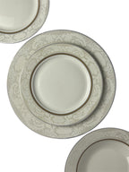 Gilded Petal Plate Set