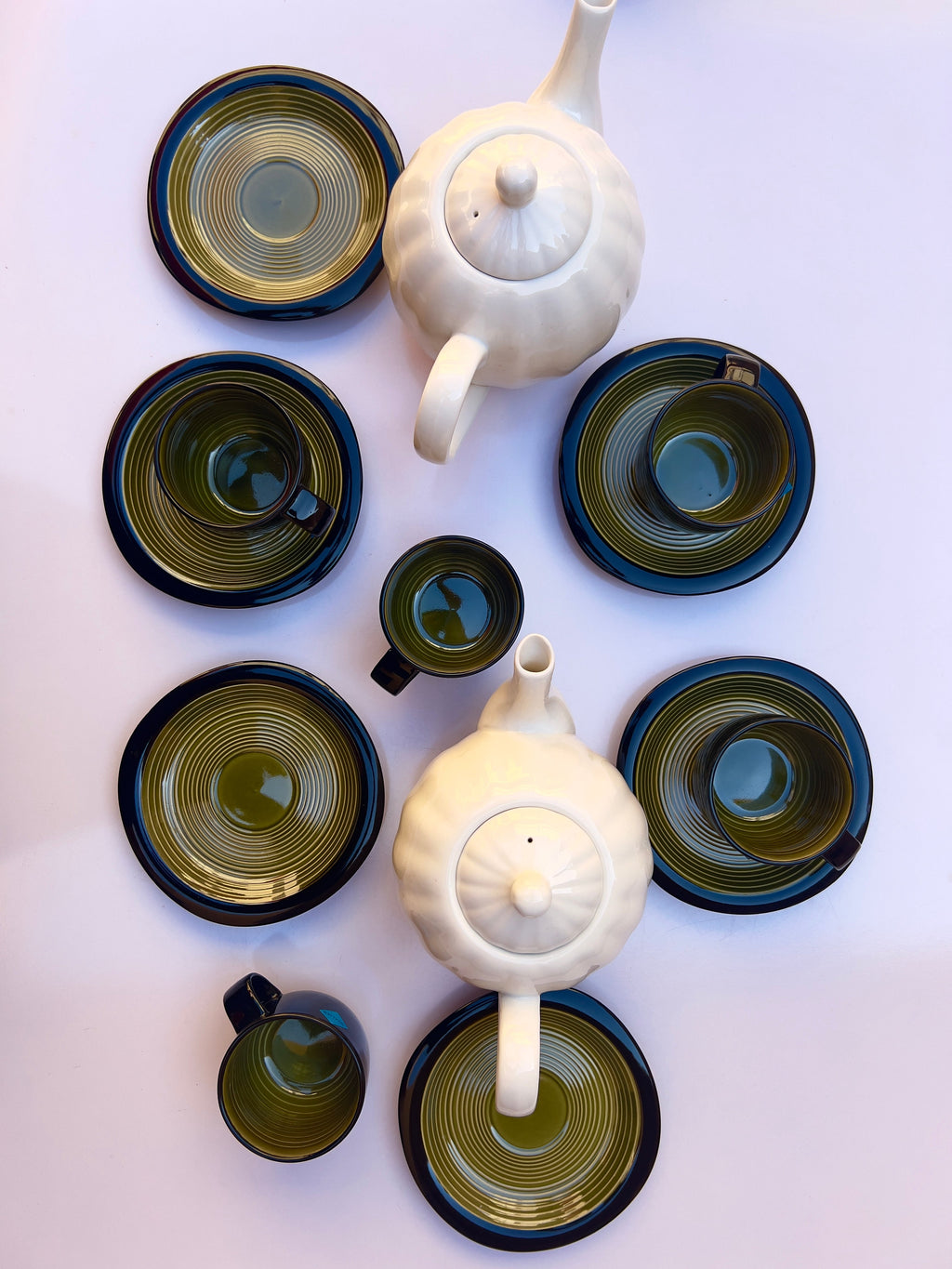 Olive Noir Cup & Saucer Set