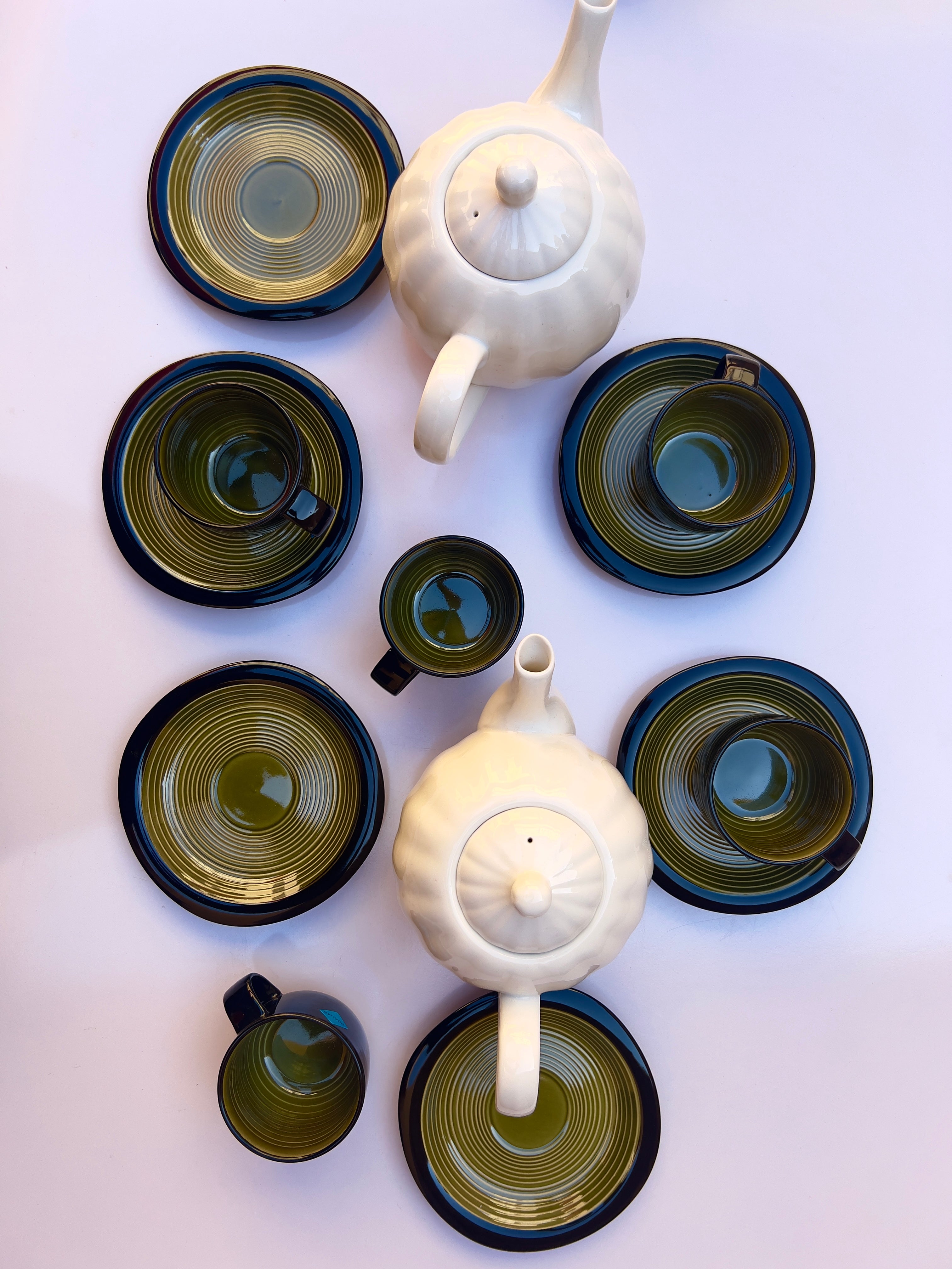 Olive Noir Cup & Saucer Set