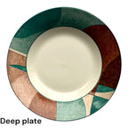 Forest mist 24 piece plate set