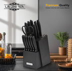 Royal Black Knife Set