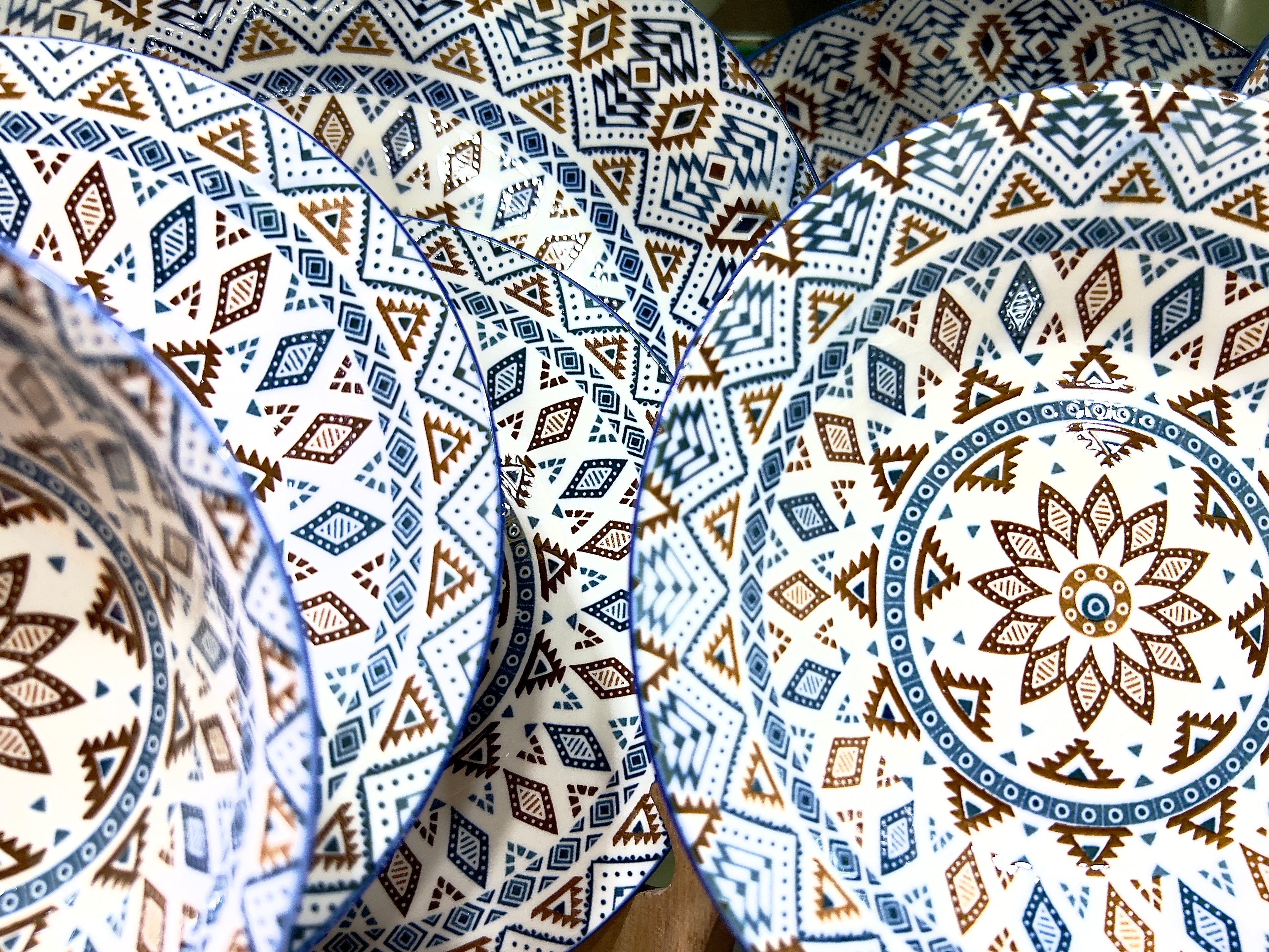 Midnight dune 24 piece plate set