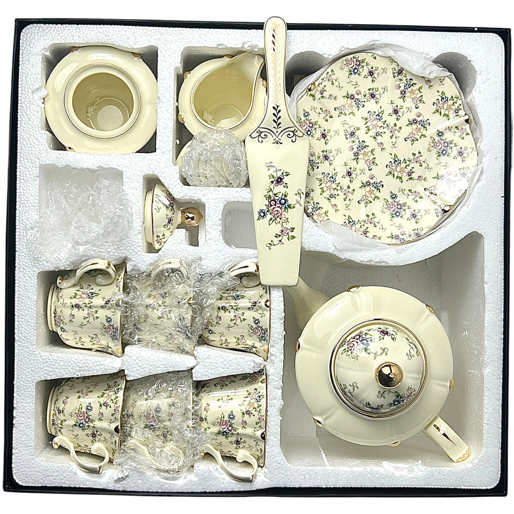 Victorian Petal 31 Piece Tea Set