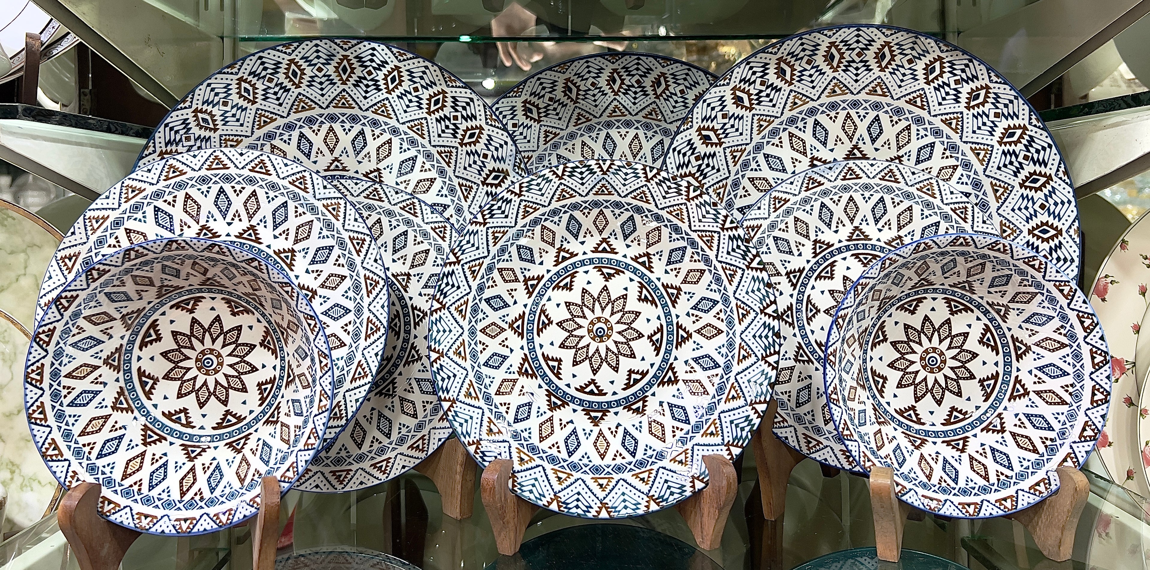 Midnight dune 24 piece plate set