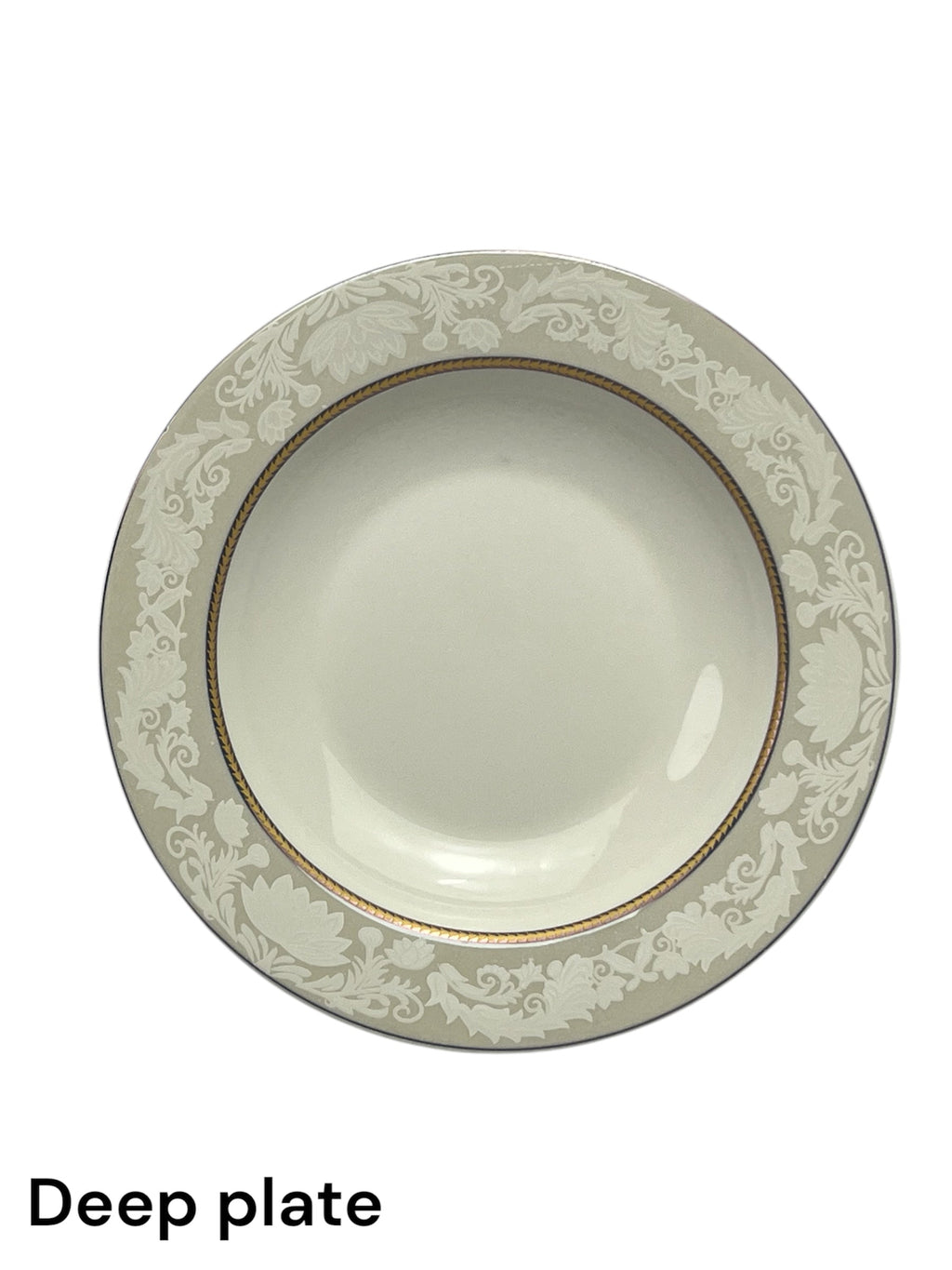 Gilded Petal Plate Set