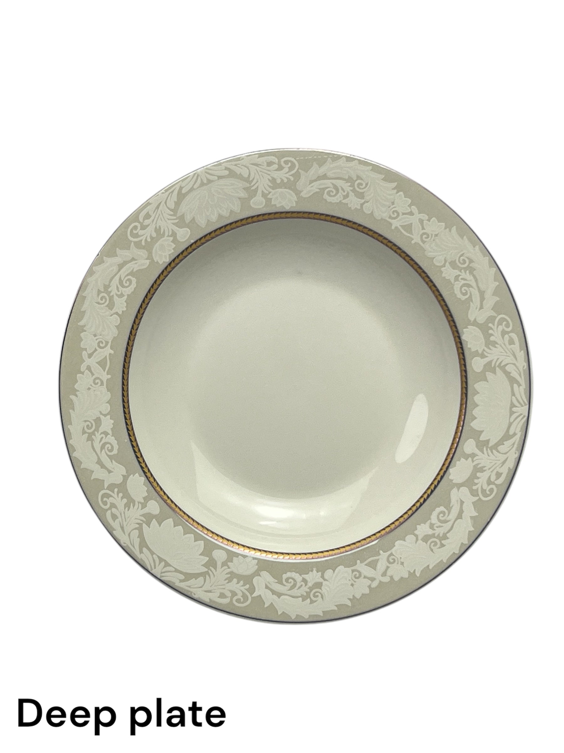 Gilded Petal Plate Set