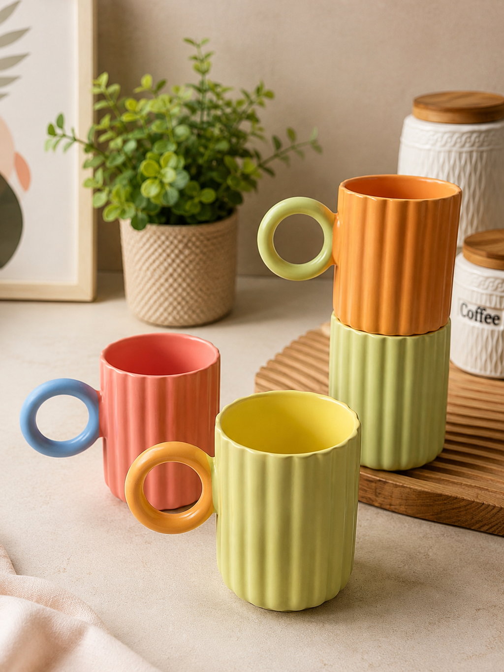 Vibrant Bliss Mug Set