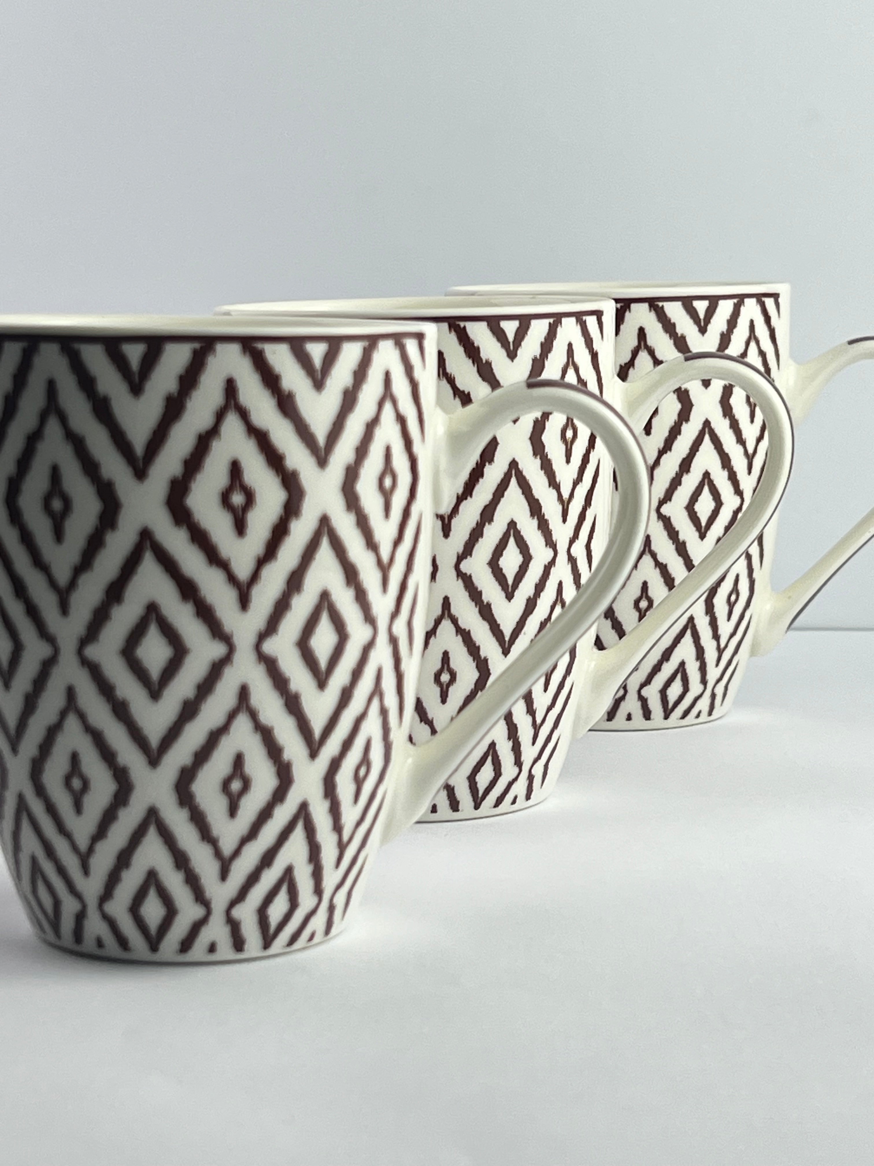 Earth tone mug set