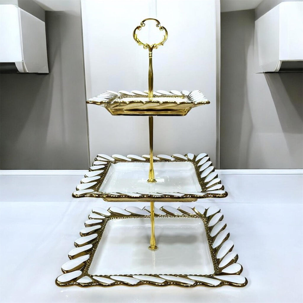 Royal Gold Serving Stand