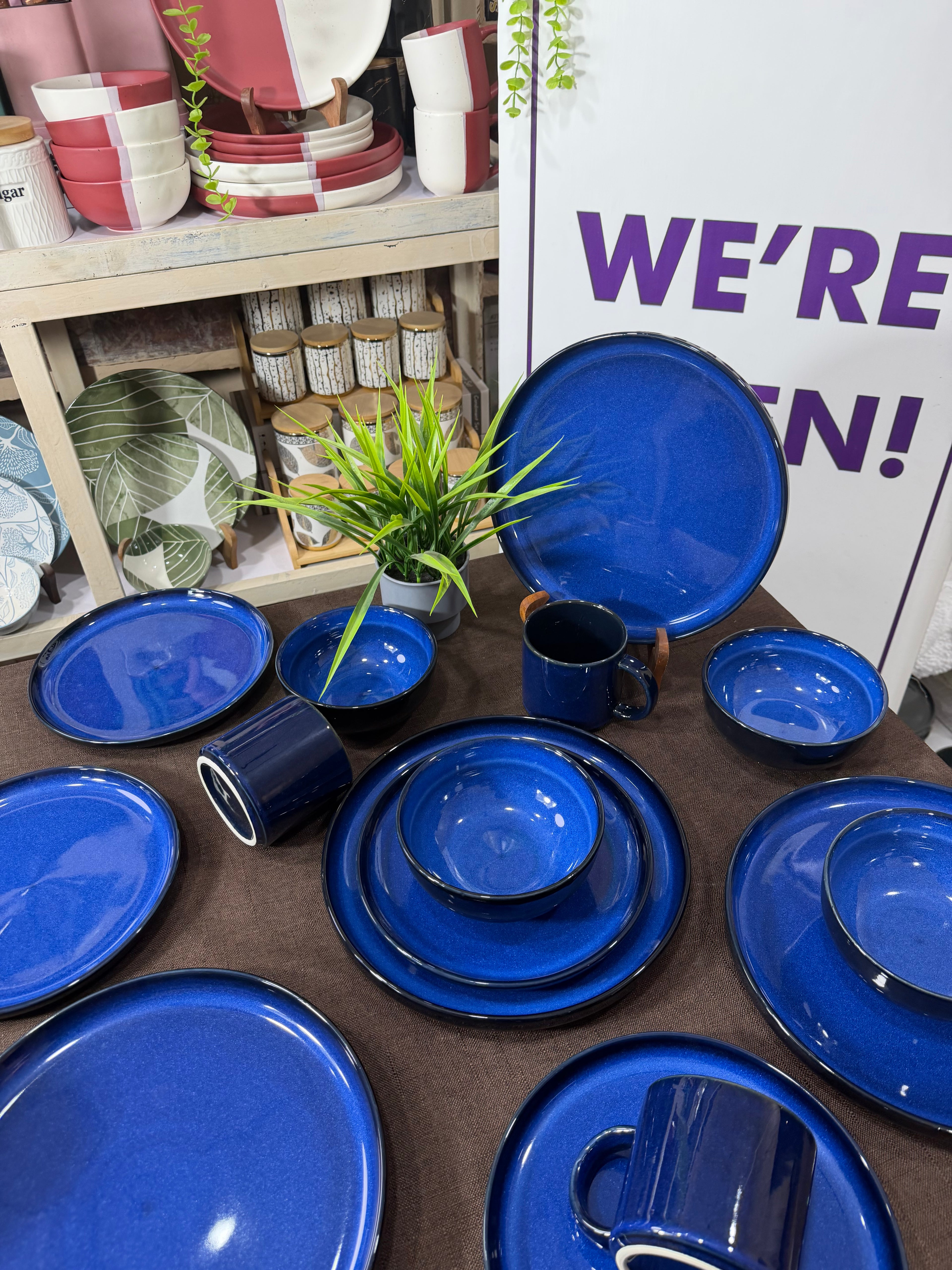 Azure Stoneware Set