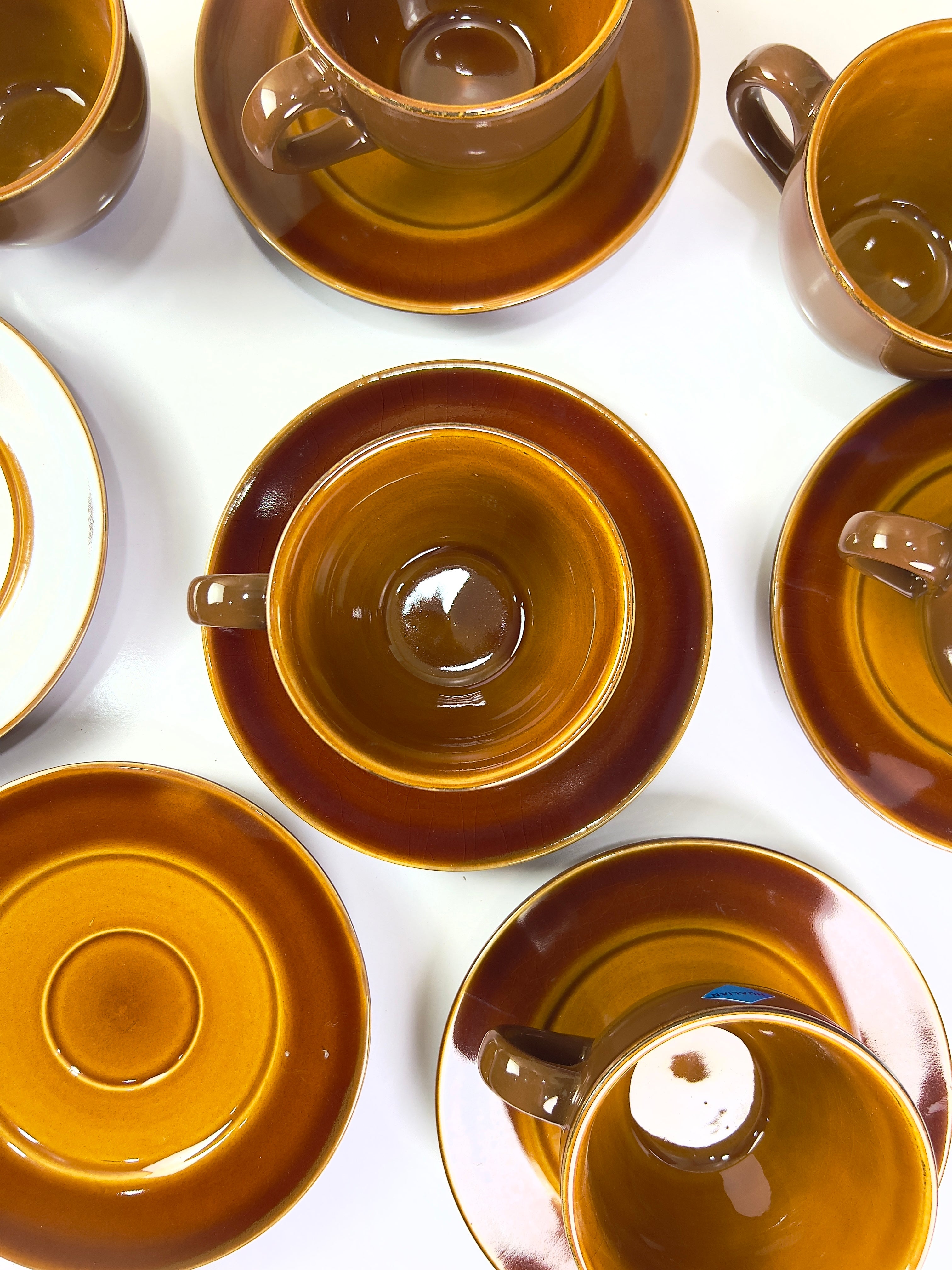Earth Brew Cups and Saucers